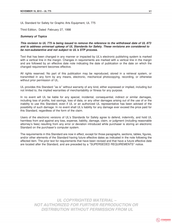 UL 775 PDF UL 775 PDF